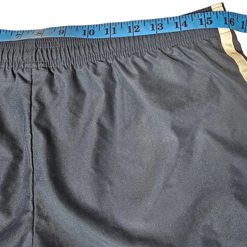 Nike Navy and White Running Shorts Women's Size M (8-10)